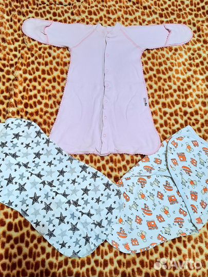 Пеленка кокон для новорожденного