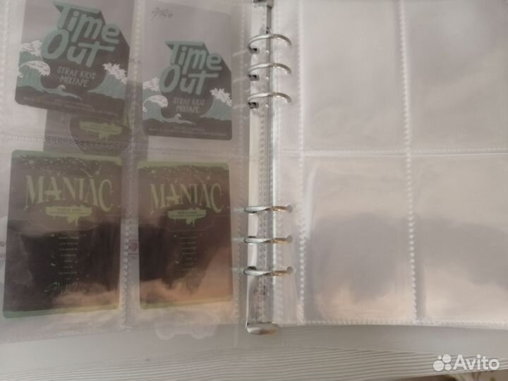 Биндер на 240 карт+5 карт стрей кидс в подарок