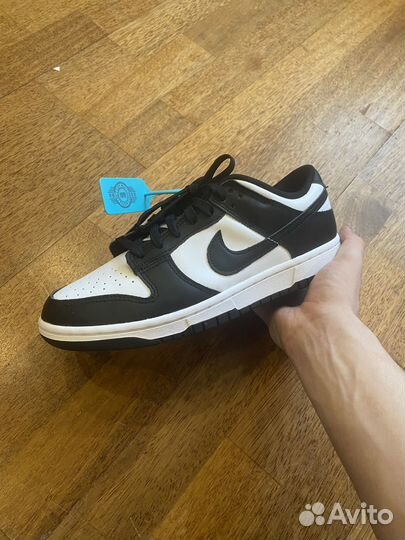 Кроссовки nike dunk low black and white