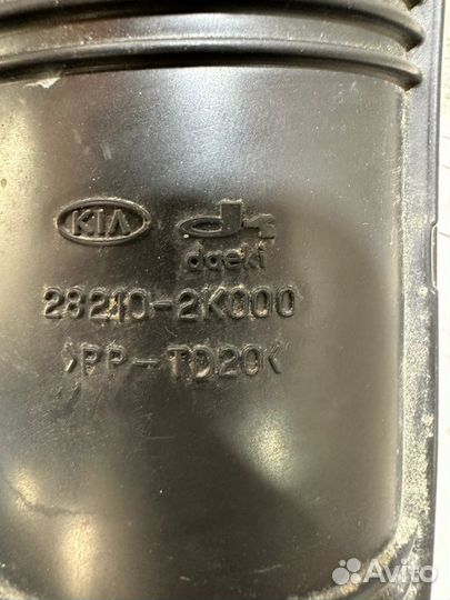 Воздухозаборник Kia Soul AM G4FC 2009