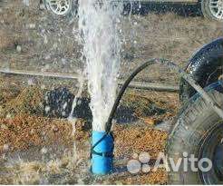 Продувка прочистка скважин и колодцев