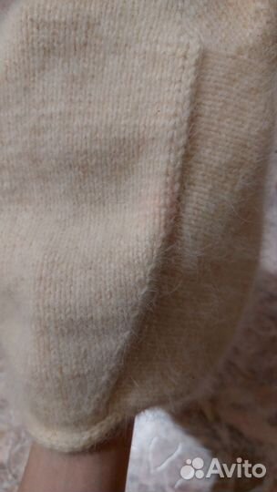 Женский чепчик из пуха норки с ушками