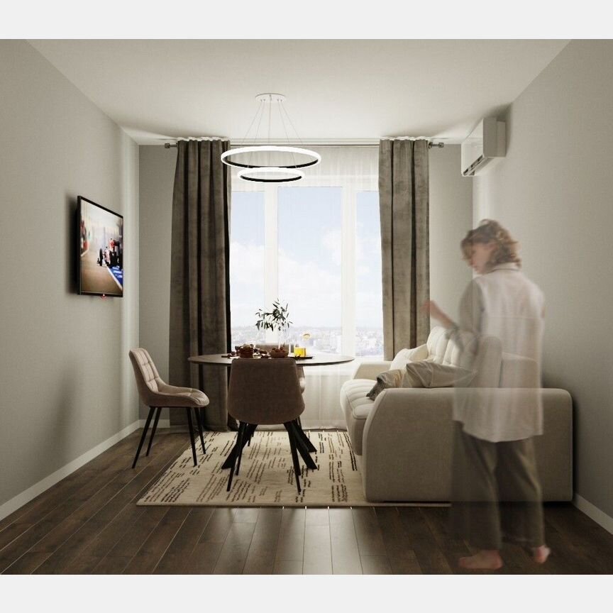 3-к. квартира, 90 м², 3/8 эт.