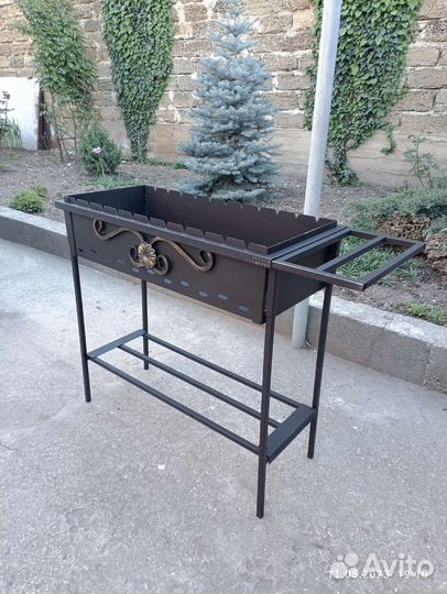 Мангал разборный с полкой