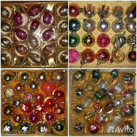 Елочные игрушки малютка СССР