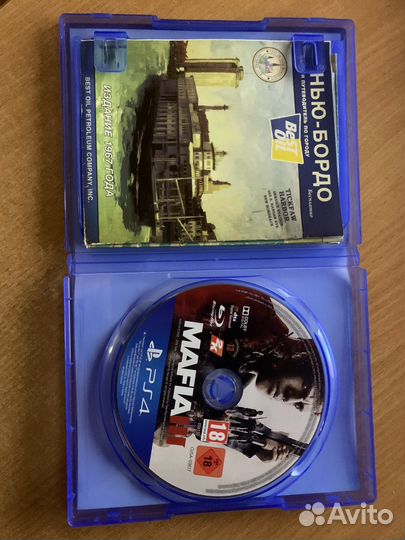 Диск ps4 mafia 3