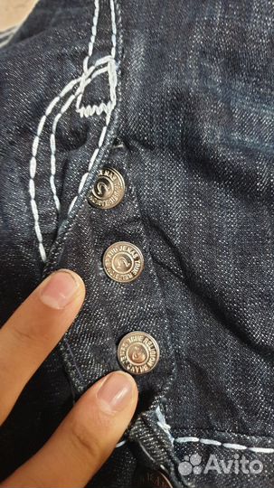 Джинсы true religion синие