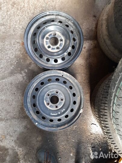 Штампованные диски mitsubishi lancer r16