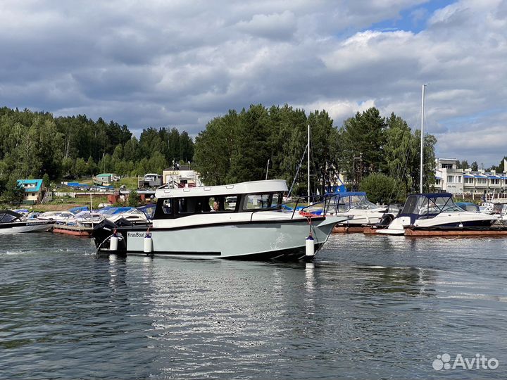 Алюминиевый кабинный катер Krasboat 870