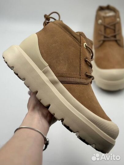 Кроссовки UGG neumel hybrid chestnut с мехом