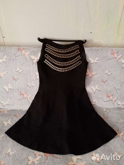 Вечернее платье 46 размера черное