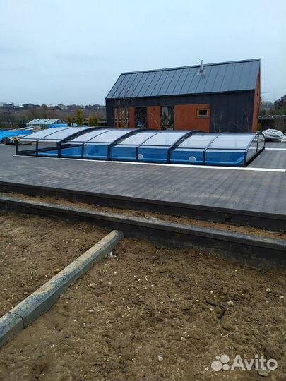 Павильон из поликарбоната для бассейна