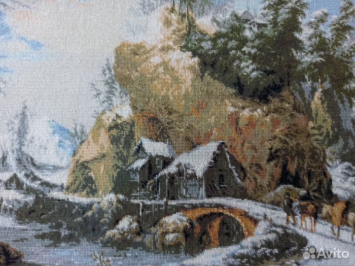 Картина вышитая 