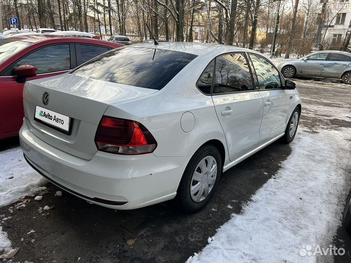 Volkswagen Polo 1.6 МТ, 2016, 145 000 км