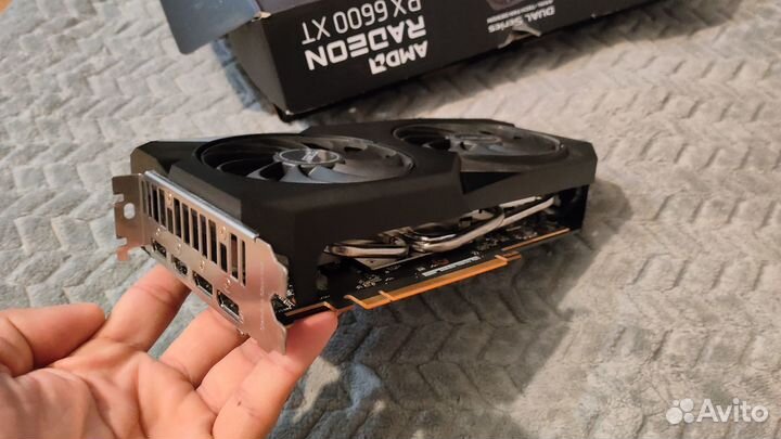 Мощная, игровая asus - RX 6600 XT На пломбе