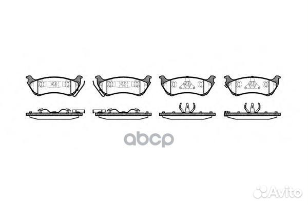 698 01 FDB1401223343 колодки дисковые з MB W163