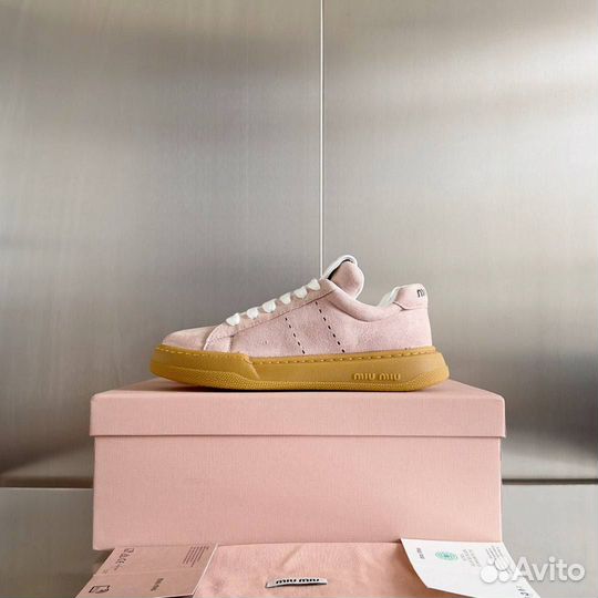 Кроссовки женские Miu Miu Pink