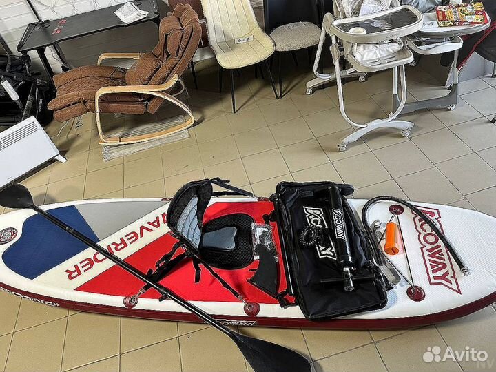 Сап борд sup Acoway A07 с сиденьем