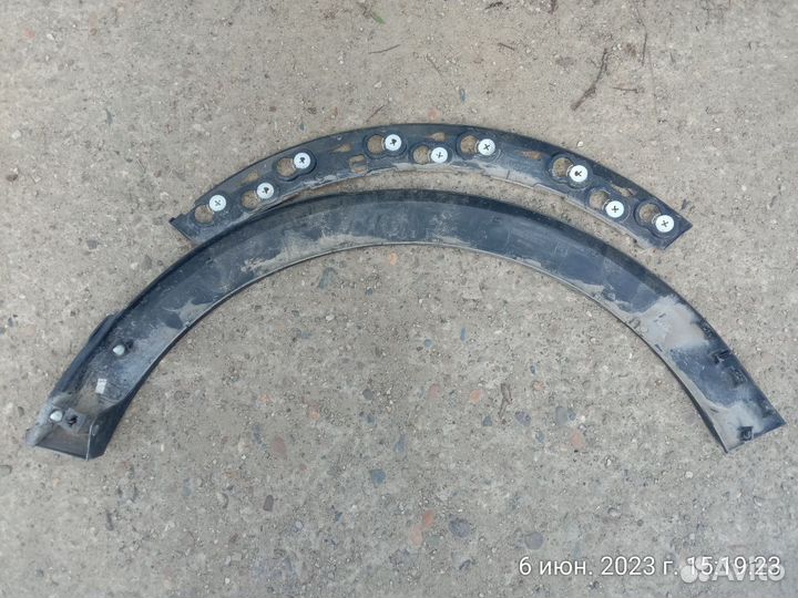 Накладка крыла заднего правого Renault Kaptur