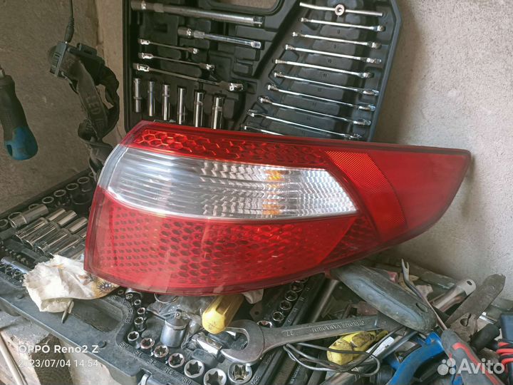 Задние фонари на kia rio 3