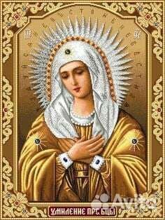 Икона Умиление богородицы 4050 алмазная