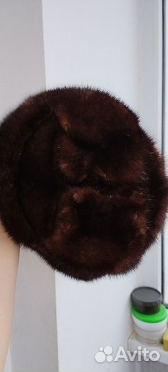 Мужская зимняя шапка норка винтаж
