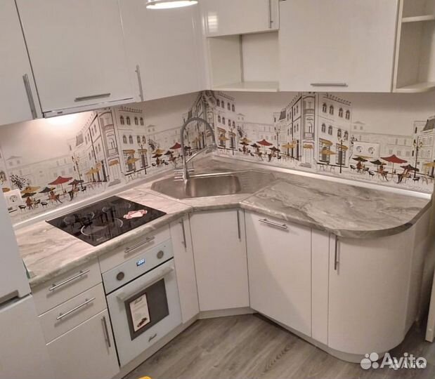 Kуxня угловая под встраиваемую технику