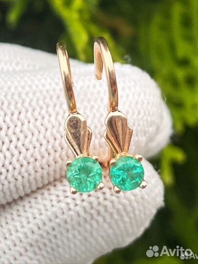 Золотые серьги 585 пробы