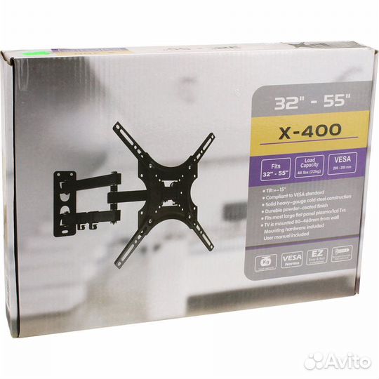 Кронштейн для телевизора поворотный с наклоном