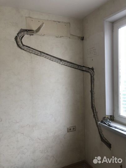 Закладка трассы кондиционера