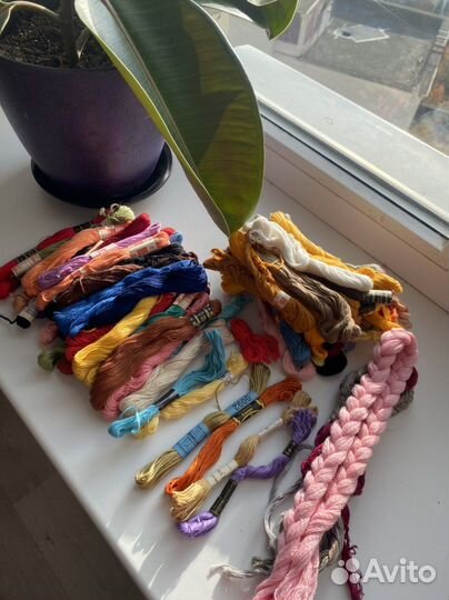Нитки мулине СССР gamma пнк Кирова