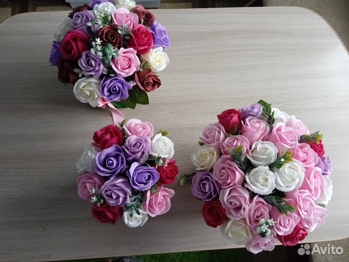 Мыльные розы букеты