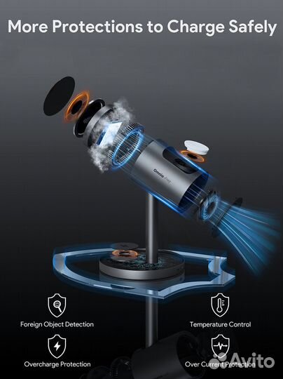 Бзу Aukey MC311A 3in1 Cooler Qi2 RU