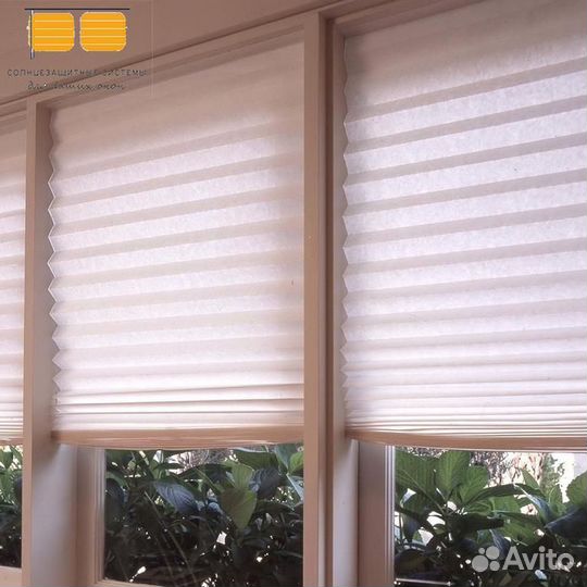 Жалюзи шторы плиссе