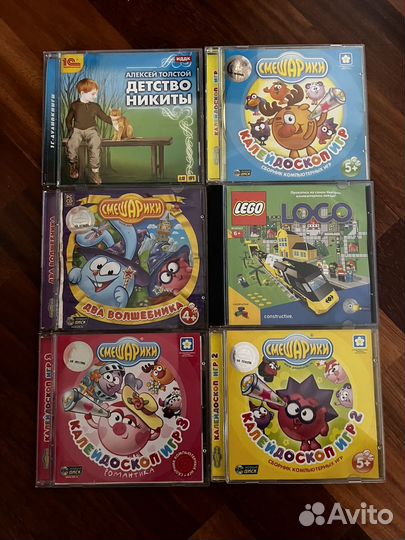 Игры для PC, аудиокниги и детские энциклопедии