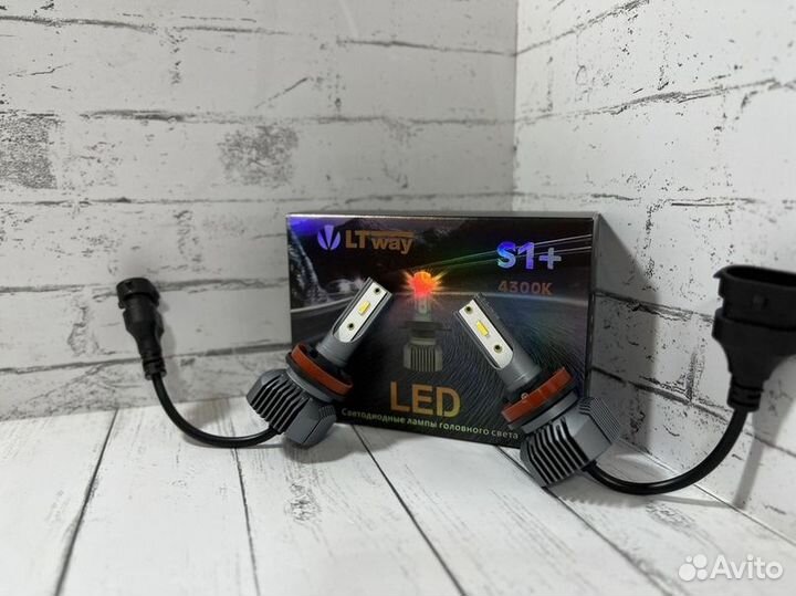 Светодиоды LightWay S1 Plus + 4300К H11