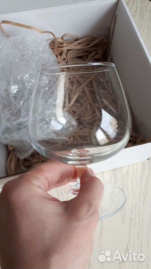 Бокалы для коньяка в подарочной коробке