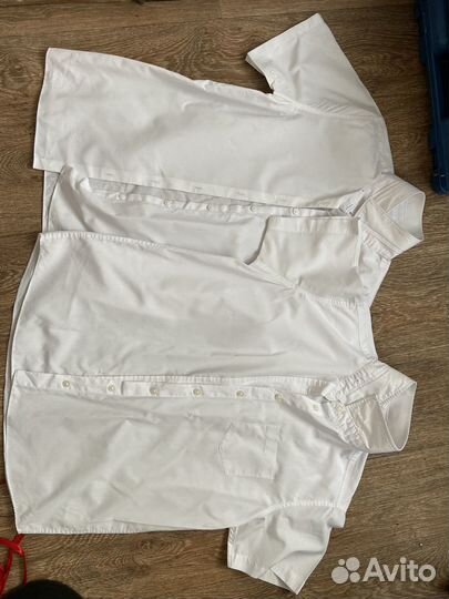 Рубашка белая 158 164 mark spenser