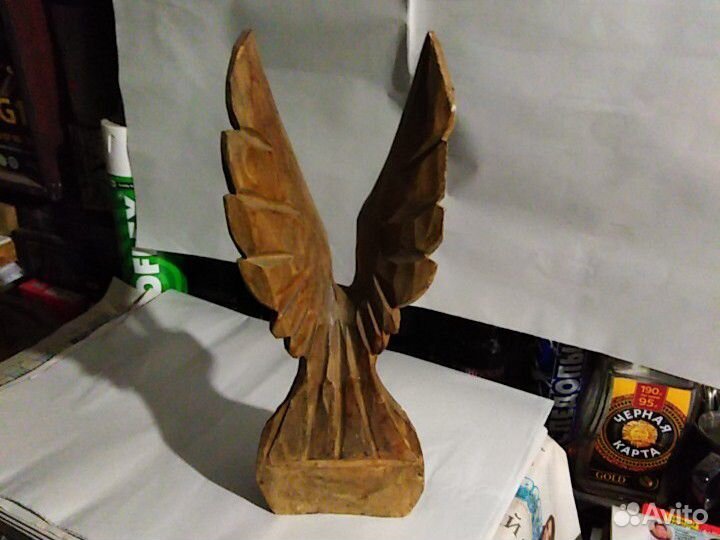 Беркут, Орёл, Ястреб скульптура дерево кедр