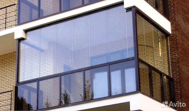 Безрамное остекление