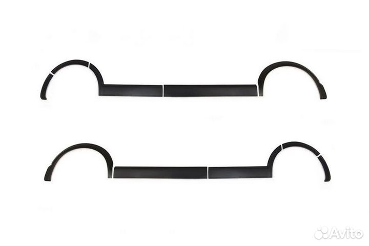 Расширители арок и молдинги дверей Volkswagen Т5