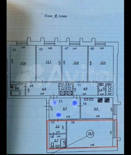 1-к. квартира, 25 м², 4/9 эт.