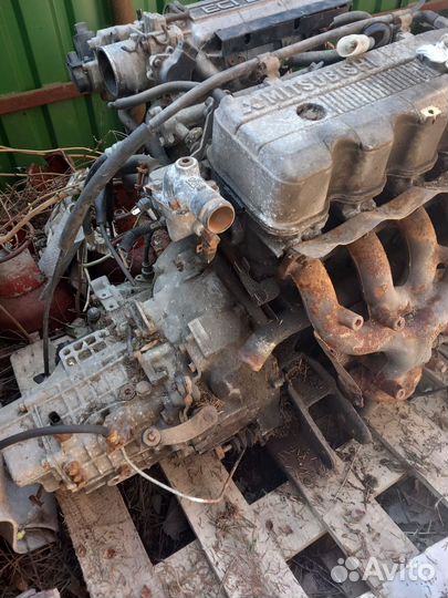 Мотор 1.6 автомат Mitsubishi Space star с коробкой