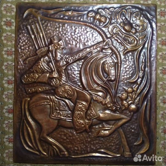 Чеканки панно Слоны накладки выключателя СССР