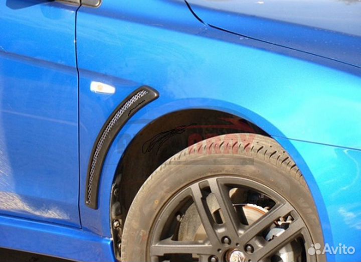 Жабры Evo на крылья для Mitsubishi Lancer 10(Х)