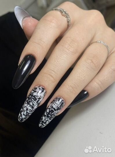 Маникюр с покрытием, любой дизайн