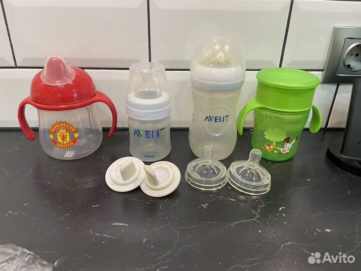 Бутылочки, поильники и соски Avent