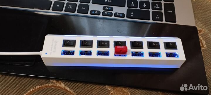 Хаб разветвитель на 7 портов USB