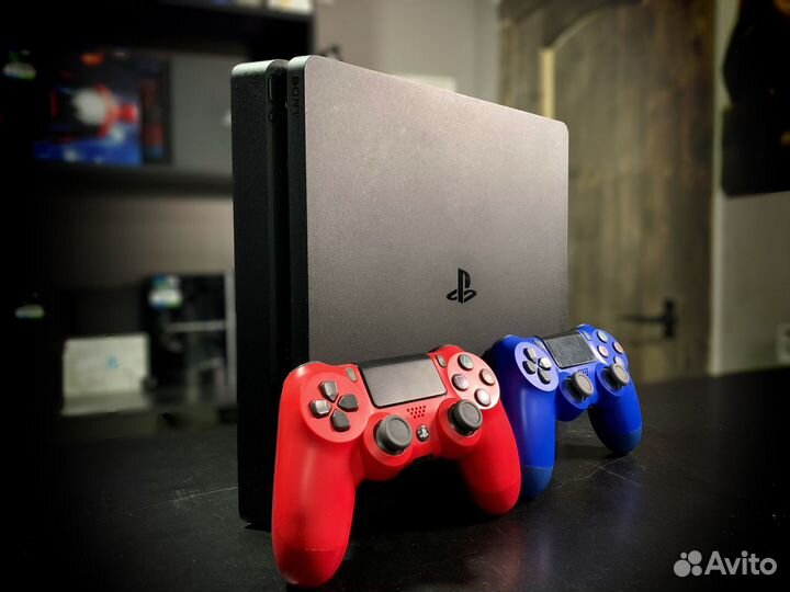 PS4 Slim 1TB (Гарантия, Обмен на вашу приставку)