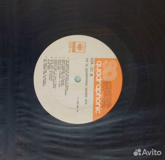 Винил Various – The SQ Quadraphonic Sounds: hits